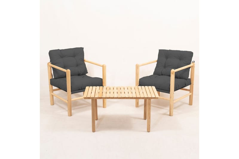 Hue Balkonggrupp 2-sits - Antracit - Utemöbler & utemiljö - Utegrupp - Cafegrupp & cafeset