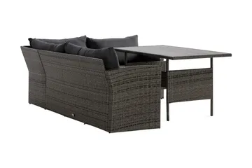 James Light Soffgrupp Utomhus  5-sits - Grå - Utemöbler & utemiljö - Utegrupp - Soffgrupp utomhus