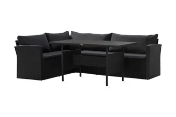 James Light Soffgrupp Utomhus  5-sits - Svart - Utemöbler & utemiljö - Utegrupp - Soffgrupp utomhus