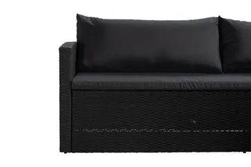 James Light Soffgrupp Utomhus  5-sits - Svart - Utemöbler & utemiljö - Utegrupp - Soffgrupp utomhus
