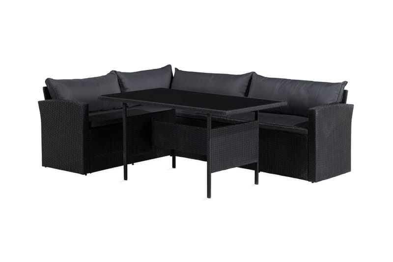 James Light Soffgrupp Utomhus  5-sits - Svart - Utemöbler & utemiljö - Utegrupp - Soffgrupp utomhus