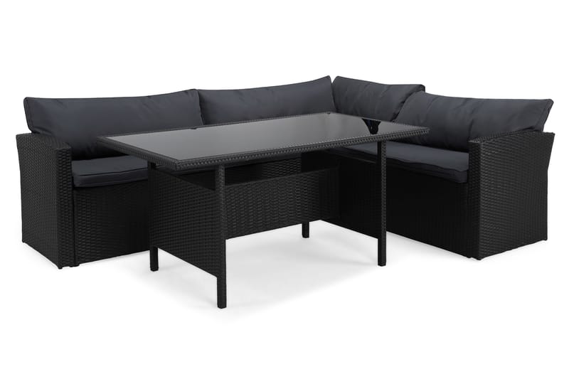 James Light Soffgrupp Utomhus  5-sits - Svart - Utemöbler & utemiljö - Utegrupp - Soffgrupp utomhus