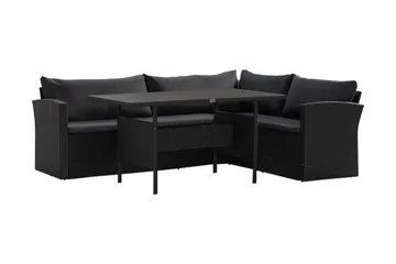 James Light Soffgrupp Utomhus  5-sits - Svart - Utemöbler & utemiljö - Utegrupp - Soffgrupp utomhus