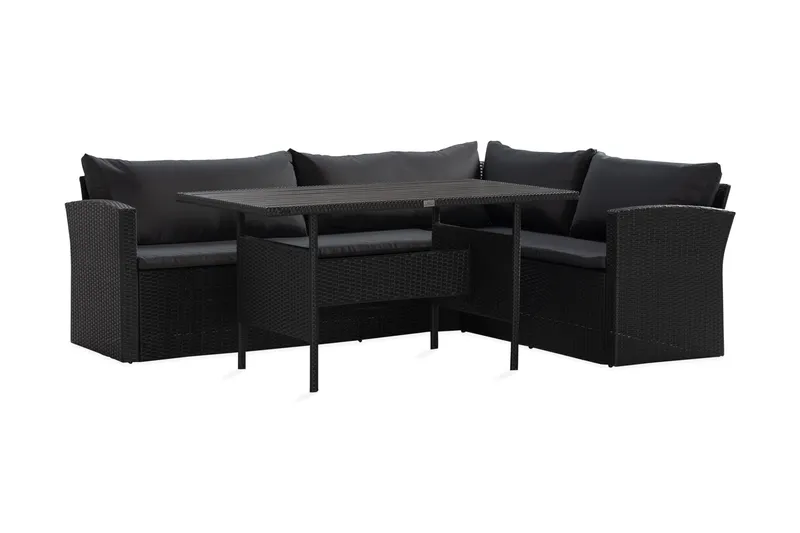 James Light Soffgrupp Utomhus  5-sits - Svart - Utemöbler & utemiljö - Utegrupp - Soffgrupp utomhus