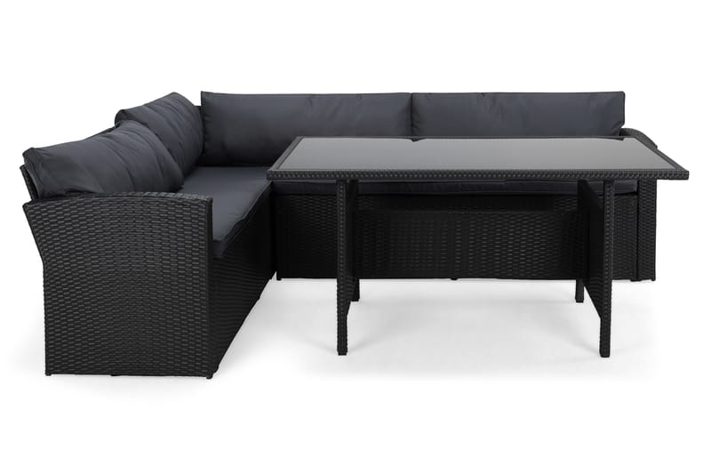 James Light Soffgrupp Utomhus  5-sits - Svart - Utemöbler & utemiljö - Utegrupp - Soffgrupp utomhus
