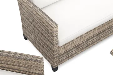 James Light Soffgrupp utomhus i konstrotting - Beige - Utemöbler & utemiljö - Utegrupp - Soffgrupp utomhus