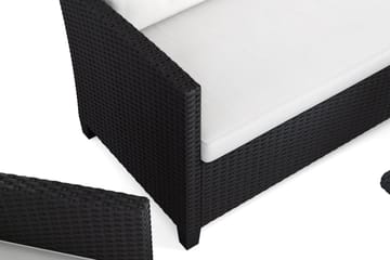 James Light Soffgrupp utomhus i konstrotting - Svart - Utemöbler & utemiljö - Utegrupp - Soffgrupp utomhus