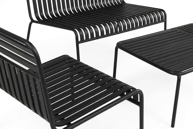 Jarva Liten 4-sits Soffgrupp Utomhus i metall - Antracit - Utem öbler & utemiljö - Utegrupp - Soffgrupp utomhus