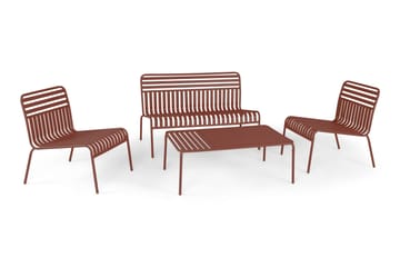 Jarva Soffgrupp Utomhus - Röd - Utemöbler & utemiljö - Utegrupp - Soffgrupp utomhus