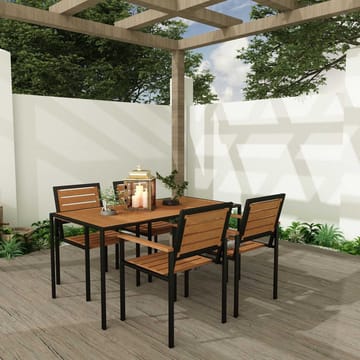 Klyren Matgrupp med 4 Stolar Utomhus - Brun - Utemöbler & utemiljö - Utegrupp - Matgrupp utomhus