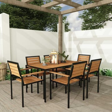 Klyren Matgrupp med 6 Stolar Utomhus - Natur - Utemöbler & utemiljö - Utegrupp - Matgrupp utomhus