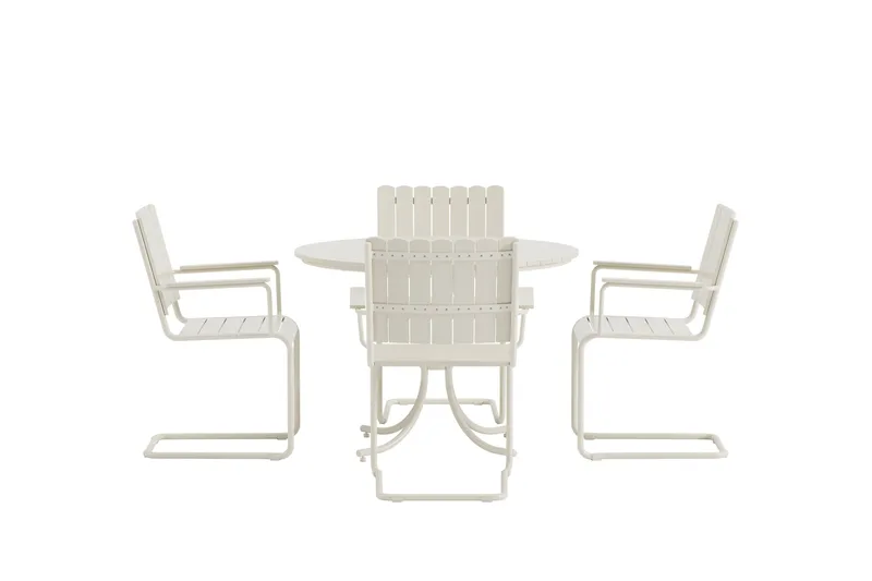 Kullaberg matgrupp utomhus - Vit - Utemöbler & utemiljö - Utegrupp - Matgrupp utomhus