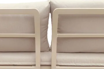 Lainelle 4-sits Soffgrupp för altan och terrass med beige dynor - Beige - Utemöbler & utemiljö - Utegrupp - Soffgrupp utomhus