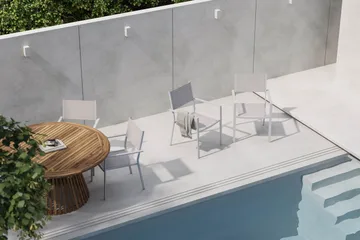 Lakenview Matbord Rund 150 med 6 Las Vegas Karmstolar - Natur - Utemöbler & utemiljö - Utegrupp - Matgrupp utomhus