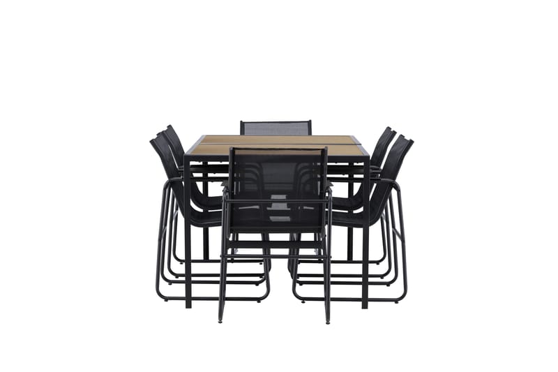 Lampedusa Matgrupp Utomhus 6-sits - Svart - Utemöbler & utemiljö - Utegrupp - Matgrupp utomhus