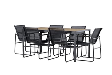 Lampedusa Matgrupp Utomhus 6-sits - Svart - Utemöbler & utemiljö - Utegrupp - Matgrupp utomhus