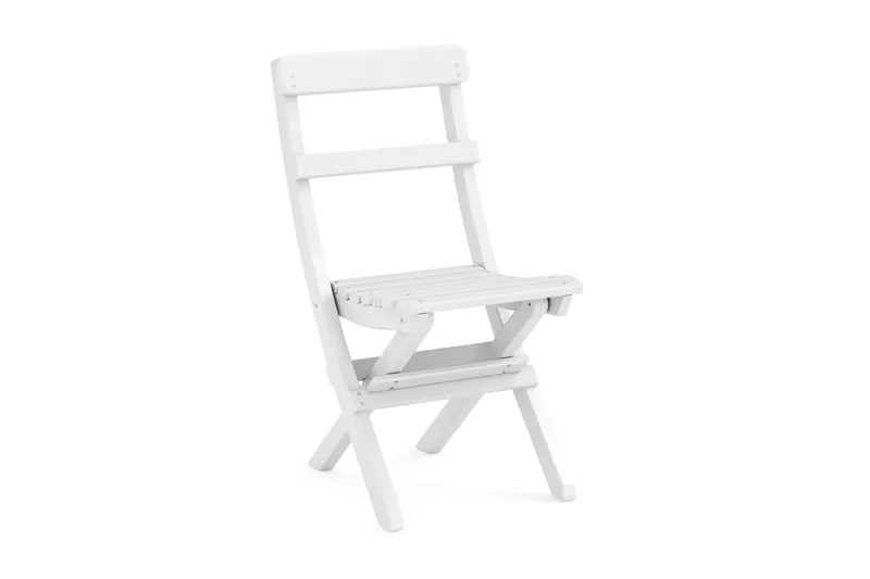 Landet Utomhus matgrupp 118x70x74 cm med soffa och 2 klappstolar - Vit - Utemöbler & utemiljö - Utegrupp - Matgrupp utomhus