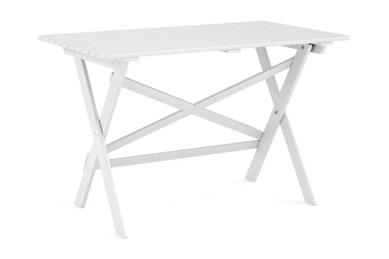 Landet Utomhus matgrupp 118x70x74 cm med soffa och 2 klappstolar - Vit - Utemöbler & utemiljö - Utegrupp - Matgrupp utomhus