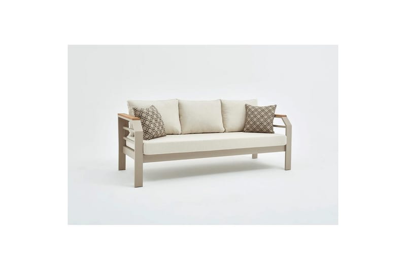 Lassento Soffgrupp Utomhus 5-sits - Beige - Utemöbler & utemiljö - Utegrupp - Soffgrupp utomhus