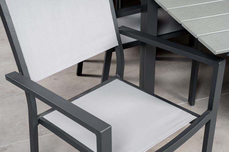 Levels Matgrupp Utomhus 225-325 cm Rektangulär med 10 Copacabana Utestolar - Grå - Utemöbler & utemiljö - Utegrupp - Matgrupp utomhus