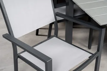 Levels Matgrupp Utomhus 225-325 cm Rektangulär med 10 Copacabana Utestolar - Grå - Utemöbler & utemiljö - Utegrupp - Matgrupp utomhus