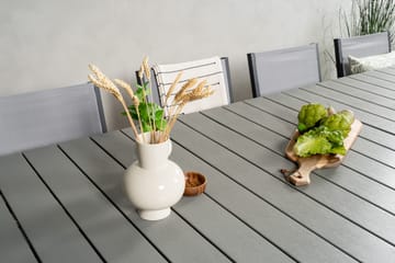 Levels Matgrupp Utomhus 225-325 cm Rektangulär med 10 Copacabana Utestolar - Grå - Utemöbler & utemiljö - Utegrupp - Matgrupp utomhus