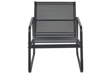 Loungegrupp Barrea Svart - Svart - Utemöbler & utemiljö - Utegrupp - Soffgrupp utomhus