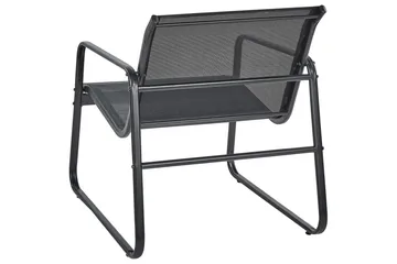 Loungegrupp Barrea Svart - Svart - Utemöbler & utemiljö - Utegrupp - Soffgrupp utomhus