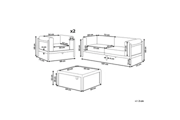 Loungegrupp Ferretti - Utemöbler & utemiljö - Utegrupp - Soffgrupp utomhus