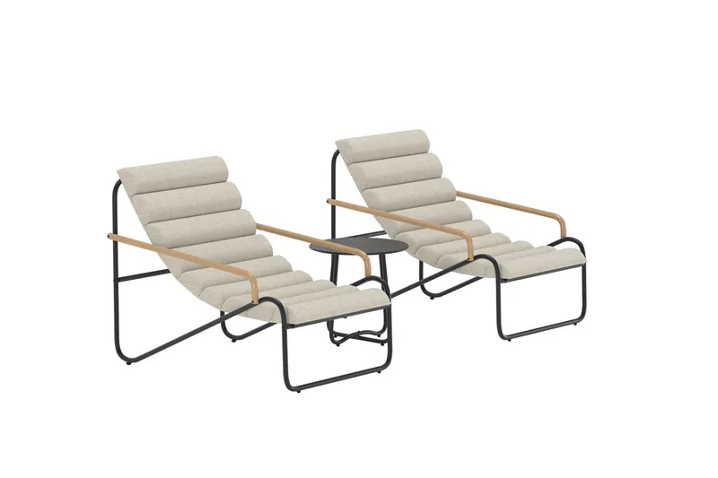 Loungegrupp Ithaka Utomhus - Svart - Utemöbler & utemiljö - Utegrupp - Cafegrupp & cafeset