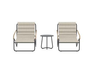 Loungegrupp Ithaka Utomhus - Svart - Utemöbler & utemiljö - Utegrupp - Cafegrupp & cafeset