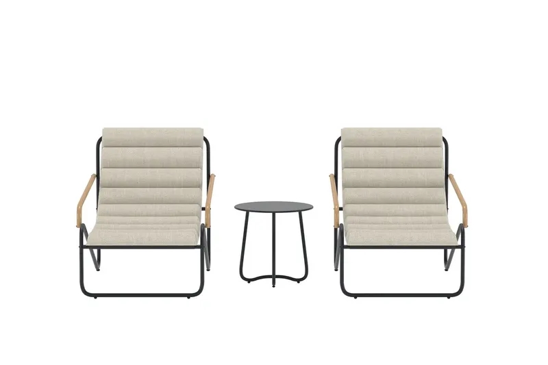 Loungegrupp Ithaka Utomhus - Svart - Utemöbler & utemiljö - Utegrupp - Cafegrupp & cafeset