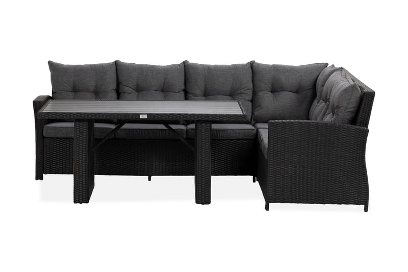 Loungegrupp James Svart/Aintwood - Loungeset & loungegrupp - Soffgrupp utomhus