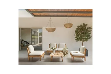 Loungegrupp med bord Accadia - Utemöbler & utemiljö - Utegrupp - Soffgrupp utomhus