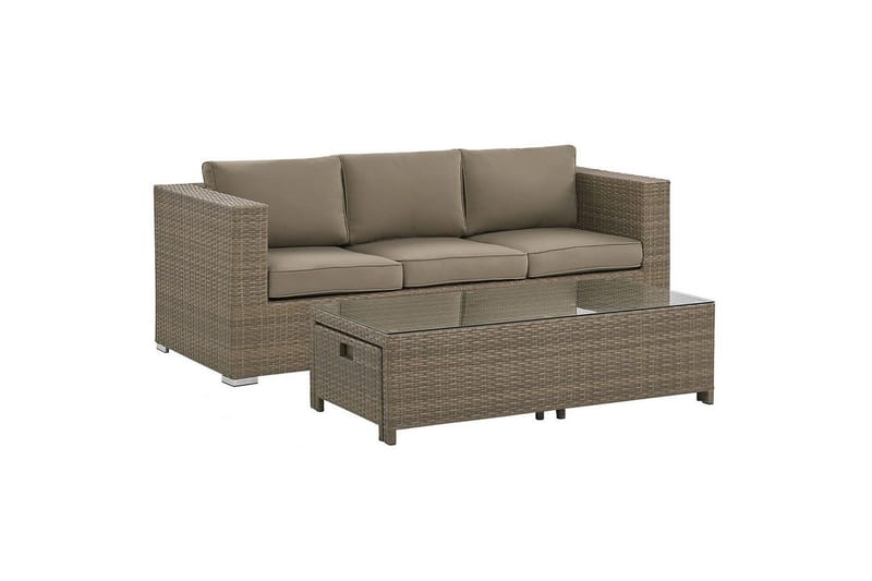 Loungegrupp med bord Belluno - Utemöbler & utemiljö - Utegrupp - Soffgrupp utomhus