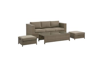 Loungegrupp med bord Belluno - Utemöbler & utemiljö - Utegrupp - Soffgrupp utomhus