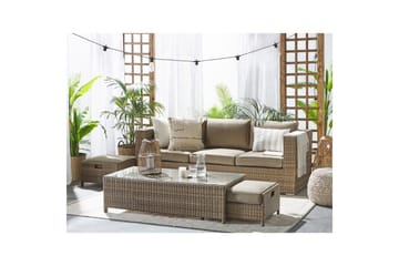 Loungegrupp med bord Belluno - Utemöbler & utemiljö - Utegrupp - Soffgrupp utomhus