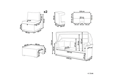 Loungegrupp med bord Corte - Utemöbler & utemiljö - Utegrupp - Soffgrupp utomhus