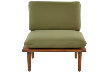Loungegrupp med bord Frascati Grönt/ljust trä, 4-Sits - Grönt/ljust trä, 4-Sits - Utemöbler & utemiljö - Utegrupp - Soffgrupp utomhus