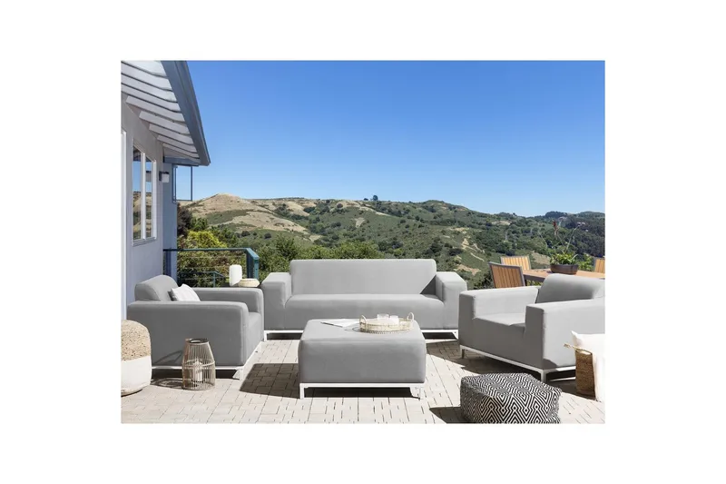 Loungegrupp med bord Rovigo - Utemöbler & utemiljö - Utegrupp - Soffgrupp utomhus