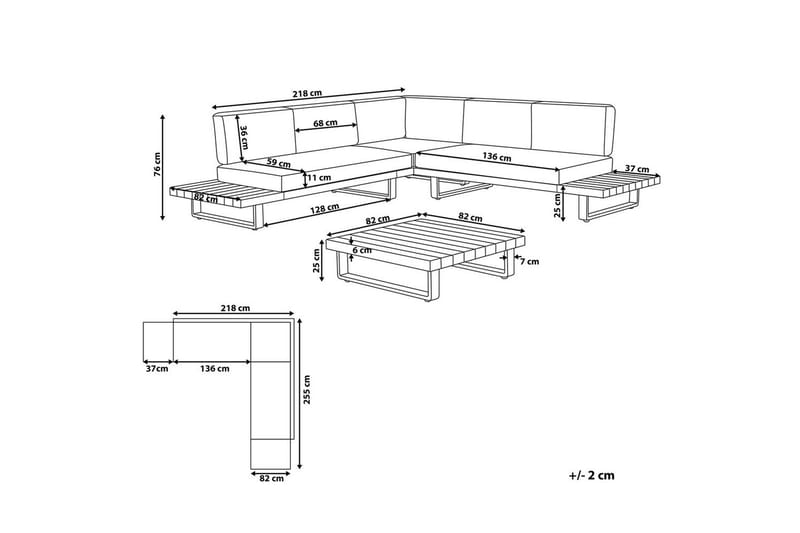 Loungegrupp Mykonos - Utemöbler & utemiljö - Utegrupp - Soffgrupp utomhus