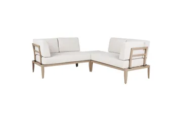 Loungegrupp Rima III Beige - Beige - Utemöbler & utemiljö - Utegrupp - Soffgrupp utomhus