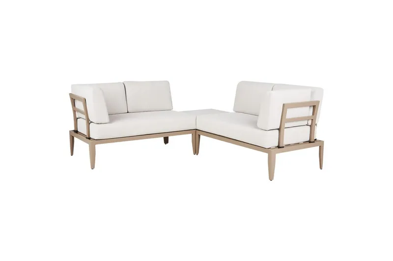 Loungegrupp Rima III Beige - Beige - Utemöbler & utemiljö - Utegrupp - Soffgrupp utomhus