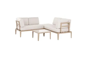 Loungegrupp Rima III Beige - Beige - Utemöbler & utemiljö - Utegrupp - Soffgrupp utomhus