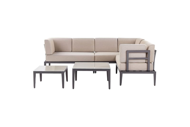 Loungegrupp Rima III Grå/beige, Grå/beige
