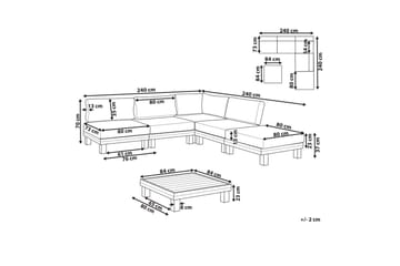 Loungegrupp Sanza - Utemöbler & utemiljö - Utegrupp - Soffgrupp utomhus