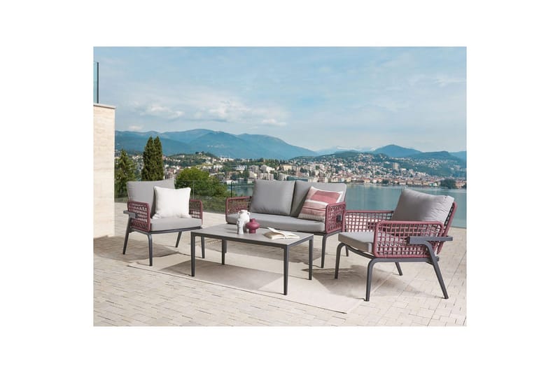 Loungegrupp Sciacca - Utemöbler & utemiljö - Utegrupp - Soffgrupp utomhus