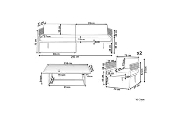 Loungegrupp Serla - Utemöbler & utemiljö - Utegrupp - Soffgrupp utomhus