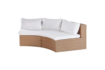 Loungegrupp Severo Beige/vit - Beige/vit - Utemöbler & utemiljö - Utegrupp - Cafegrupp & cafeset