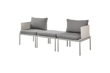 Loungegrupp Terracina Grå - Grå - Utemöbler & utemiljö - Utegrupp - Cafegrupp & cafeset